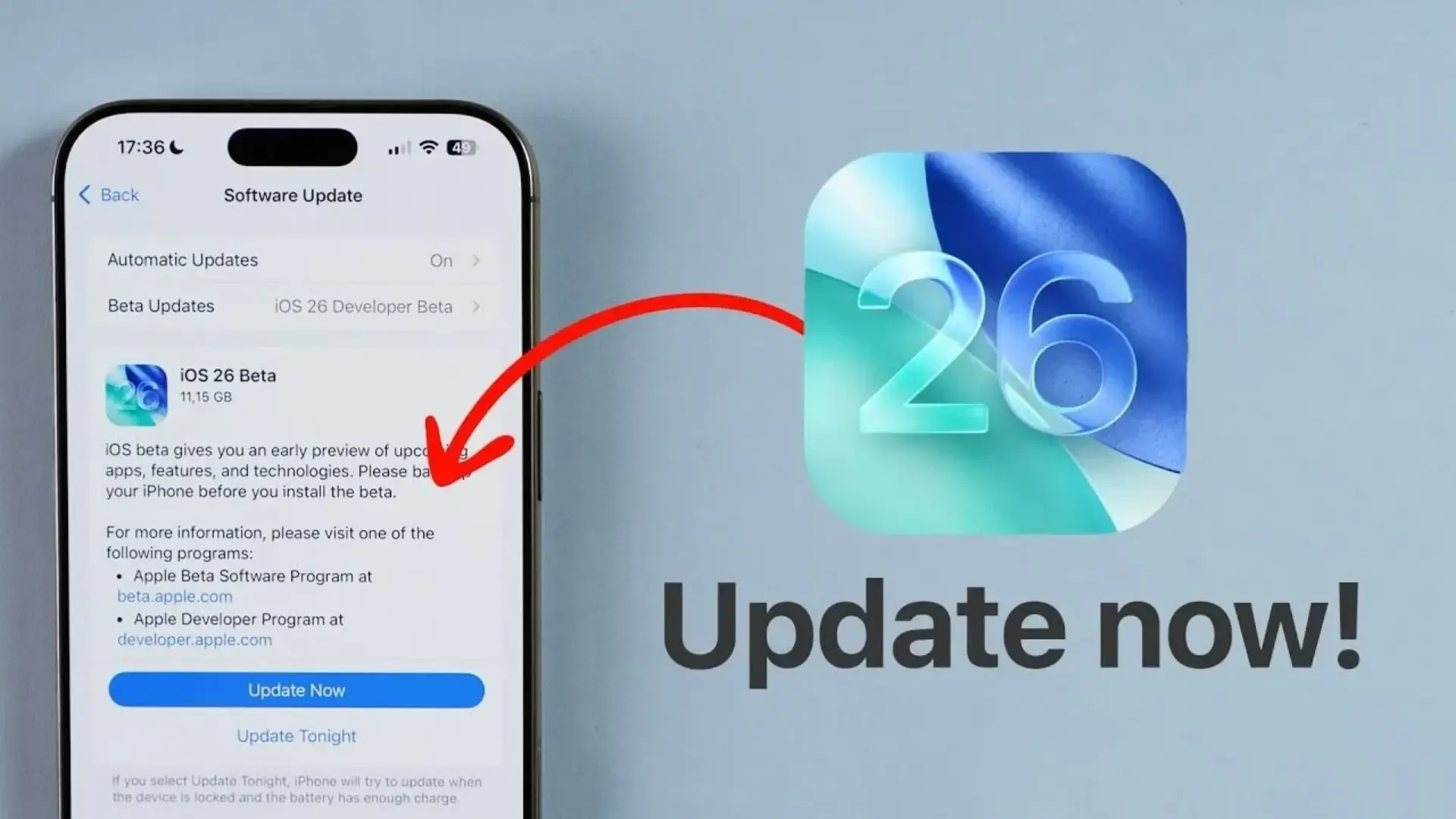 iOS 26 Beta: Liquid Glass & Apple Intelligence