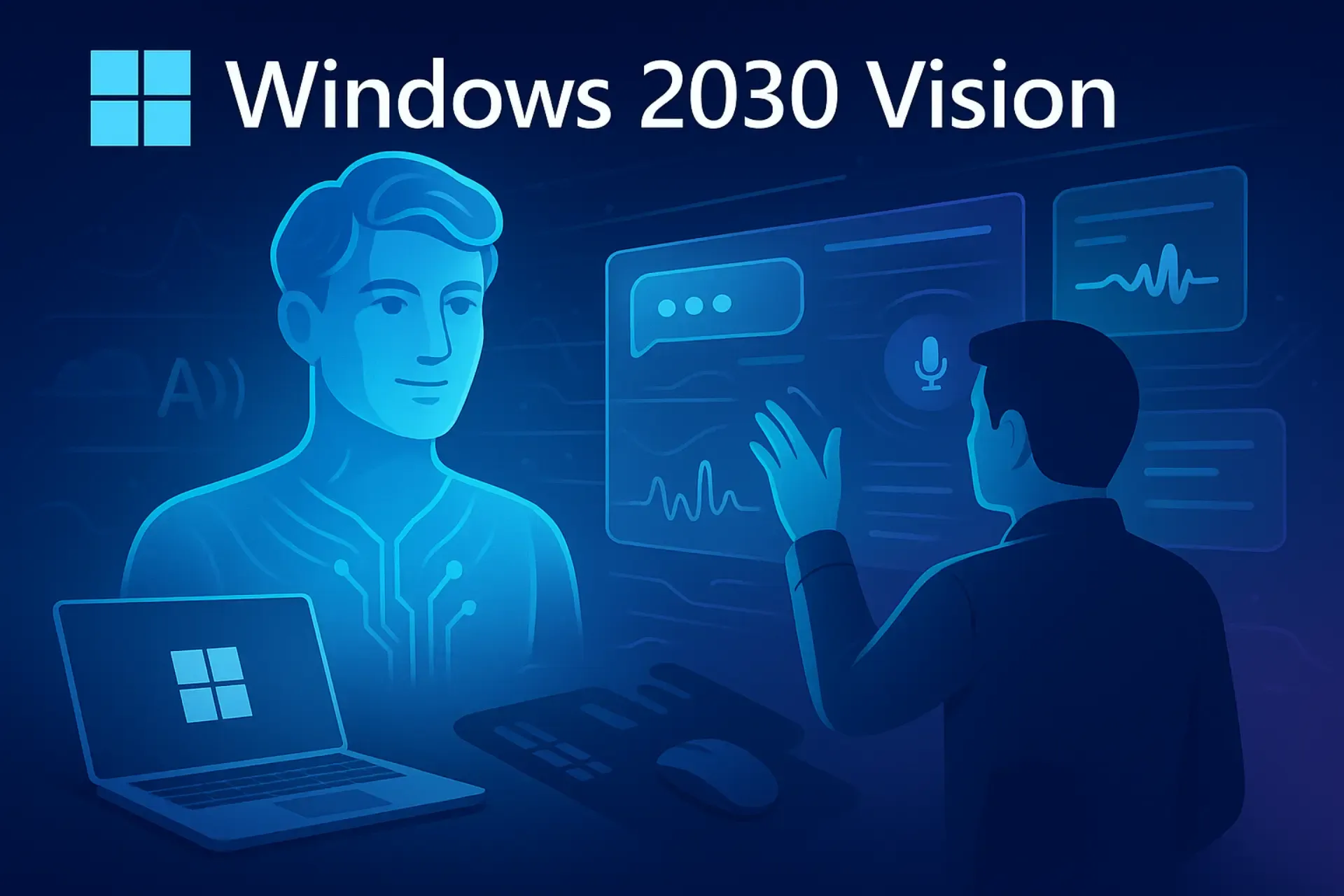 Windows 2030: AI Chat to Replace Mouse & Keyboard