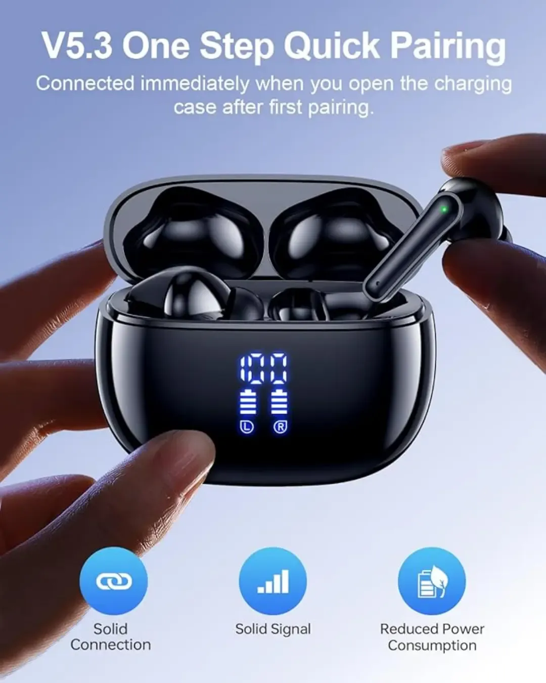 Best Wireless Earbuds: 40H Battery, Deep Bass