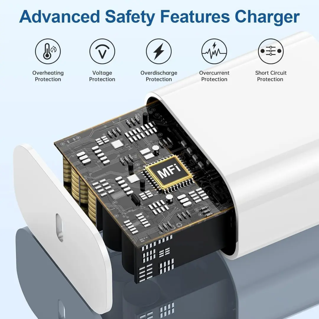 20W iPhone Charger/10ft USB-C: Fast Charge & $8.99